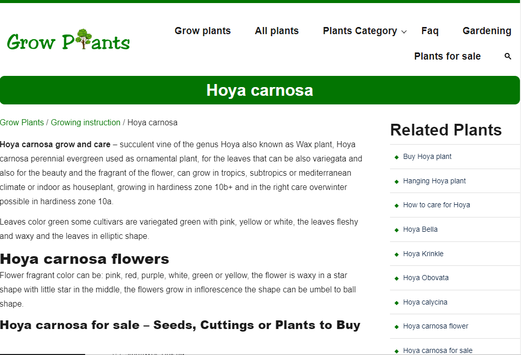  Growplants.org screenshot
